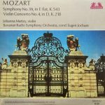 Wolfgang Amadeus Mozart - Johanna Martzy, Symphonie-Orchester Des Bayerischen Rundfunks, Eugen Jochum - Symphony No. 39 / Violin Concerto No. 4 (LP, Album, Comp, RE, Fak)