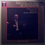 Mendelssohn* / Schumann*, Klaus Tennstedt - Symphony No. 4 'Italian' / Symphony No. 4 (LP, RE)