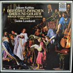 Johann Kuhnau - Gustav Leonhardt - Der Streit Zwischen David Und Goliath (Biblische Sonaten = Biblical Sonatas Nos. 1·2·4·5) (LP)