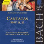 Johann Sebastian Bach - Bach-Ensemble, Helmuth Rilling - Cantatas BWV 21, 22 (Ich Hatte Viel Bekümmernis / Jesus Nahm Zu Sich Die Zwölfe) (CD, Album)