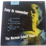 The Norman Luboff Choir* - Easy To Remember (10", Album)