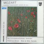 Mozart*, Das Concertgebouw-Orchester, Amsterdam*, Eduard van Beinum, Bram de Wilde - Klarinettenkonzert A-dur, KV 622 (10")