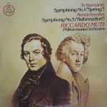 Robert Schumann / Felix Mendelssohn-Bartholdy / Philharmonia Orchestra, Riccardo Muti - Symphony No. 1 In B Flat Major, Op. 38 ("Spring") / Symphony No. 5 In D Major, Op. 107 ("Reformation") (LP, Quad)
