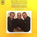 Johannes Brahms - Zino Francescatti, Pierre Fournier, Bruno Walter Conducting The Columbia Symphony Orchestra - Concerto For Violin & Cello - Tragic Overture (LP, Mono)