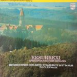 Benediktiner Mönche Der Abtei Saint-Maurice & Saint-Maur - Resurrexi / Gregorianischer Gesang (LP, RE)