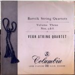 Béla Bartók, Quatuor Végh - String Quartets Nos 5 & 6- Volume Three (LP, Mono)