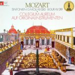 Wolfgang Amadeus Mozart • Collegium Aureum - Sinfonien G-moll KV 550 ∙ B-dur KV 319 (LP, Album, Club, S/Edition)