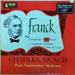 César Franck, Orchestre De La Société Des Concerts Du Conservatoire, Charles Munch, Eileen Joyce -  Symphony In D Minor - Symphonic Variations (LP, Mono)