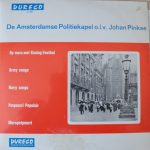 De Amsterdamse Politiekapel o.l.v. Johan Pinkse - Op Mars Met Koning Voetbal / Army Songs / Navy Songs / Potpourri Populair /  Marspotpourri (LP, Album)