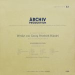 Georg Friedrich Händel, Berliner Philharmoniker ∙ Fritz Lehmann - Wassermusik (Orchester-Konzert Nr. 25) (LP, Mono, RP)