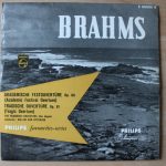 Johannes Brahms, Willem Van Otterloo, Residentie Orkest - Akademische Festouvertüre Op.80 = Academic Festival Overture / Tragische Ouvertüre Op.81 = Tragic Overture (10", Mono, Min)
