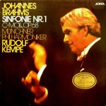 Johannes Brahms - Münchner Philharmoniker, Rudolf Kempe - Sinfonie Nr. 1 C-Moll, Op. 68 (LP, RE)