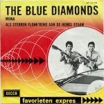 The Blue Diamonds - Mona /  Als Sterren Flonk'rend Aan De Hemel Staan (7", Single, Mono)