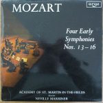 Wolfgang Amadeus Mozart ; The Academy Of St. Martin-in-the-Fields , Director Sir Neville Marriner - Four Early Symphonies Nos. 13 - 16 (LP)
