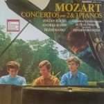 Zoltán Kocsis, András Schiff, Dezső Ránki, Hungarian State Orchestra, János Ferencsik - Wolfgang Amadeus Mozart - Concertos  pour 2 & 3 Pianos (LP, Album)