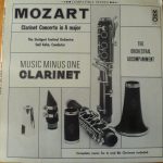 The Stuttgart Festival Orchestra, Emil Kahn, Mozart* - Clarinet Concerto In A Major (Orchestral Accompaniment) (LP)