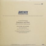 Wolfgang Amadeus Mozart, Heinz Scholz (2), Camerata Academica Salzburg Dirigent: Bernhard Paumgartner - Klavier-Konzert Nr. 12 A-dur KV 414 (10", Mono)