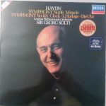 Haydn*, Sir Georg Solti*, London Philharmonic Orchestra - Haydn Symphony No.96 Miracle / Symphony No. 101 Clock = L'Horloge =  Die Uhr (LP)