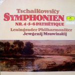 Tschaikowsky* – Leningrader Philharmoniker*, Jewgenij Mrawinskij* - Symphonien Nr. 4 · 5 · 6 Pathétique (2xLP, Comp)