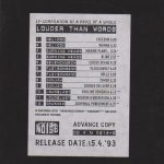 Various - Louder Than Words (CD, Advance, Comp)