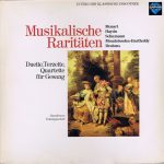 Mozart*, Haydn*, Schumann*, Mendelssohn-Bartholdy*, Brahms*, Gaudemus Vokalquartett - Musikalische Raritäten / Duette, Terzette, Quartette Für Gesang (LP)