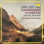 Edvard Grieg / Franz Liszt - Géza Anda • Tamás Vásáry • Rafael Kubelik • Felix Prohaska - Klavierkonzerte In a-moll & A-dur (LP, Comp, RE)