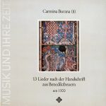 Studio Der Frühen Musik - Carmina Burana (II) (13 Lieder Nach Der Handschrift Aus Benediktbeuern) (LP, RP, Blu)