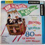 Jack Saunders Orchestra And Jack Saunders Chorus - Around The World In Eighty Days In Words And Music (LP, Album)