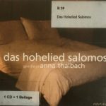 Anna Thalbach - Das Hohelied Salomos (CD)