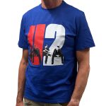SHIRT - U2, BLAUW (M)