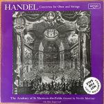 Handel* - The Academy Of St Martin-in-the-Fields* Directed By Neville Marriner* - Concertos For Oboe And Strings (LP)