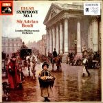 Elgar* / Sir Adrian Boult - London Philharmonic Orchestra - Symphony No. 1 (LP, Quad)