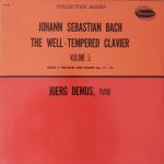 Johann Sebastian Bach, Jörg Demus - The Well-Tempered Clavier Volume 5, Book 2: Preludes And Fugues Nos. 17-24 (LP, Mono)