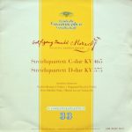 Wolfgang Amadeus Mozart, Amadeus-Quartett - Streichquartett C-dur KV 465 / Streichquartett D-dur KV 575 (LP, Mono)