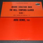 Joerg Demus*, Johann Sebastian Bach - The Well-Tempered Clavier Volume 1, Book 1: Preludes And Fuges Nos. 1 - 12 (LP, Mono, RE)