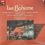 Puccini* - Renata Scotto, Alfredo Kraus, Sherrill Milnes, Carol Neblett, Matteo Manuguerra, Paul Plishka, Renato Capecchi, Italo Tajo, Ambrosian Opera Chorus*, National Philharmonic Orchestra, James Levine (2) - La Bohème (LP, Album)