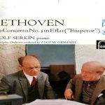 Ludwig Van Beethoven - Rudolf Serkin With The Philadelphia Orchestra Conducted by Eugene Ormandy - Piano Concerto No. 5 In E-Flat Major "Emperor" (10", Album, Mono, RE)