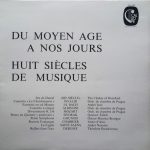 Various - Du Moyen Age A Nos Jours (Huit Siècles De Musique) (LP, Comp, Gat)