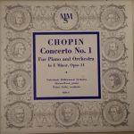 Chopin* – Mewton-Wood, Netherlands Philharmonic Orchestra*, Walter Goehr - Concerto No. 1 For Piano And Orchestra In E Minor, Opus 11 (10", Mono, Gra)