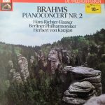 Brahms*, Berliner Philharmoniker, Hans Richter-Haaser, Herbert von Karajan - Pianoconcert Nr 2 In Bes, Op. 83 (LP, Album)