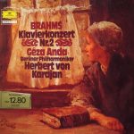 Brahms* - Géza Anda, Berliner Philharmoniker, Herbert Von Karajan - Klavierkonzert Nr. 2 (LP, RE)