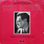 Tito Schipa - In Memoriam -  Opera En Liederenrecital (LP, Comp, Mono)