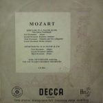 Mozart* - Karl Münchinger Conducting The Stuttgart Chamber Orchestra* - Serenade In G Major (K.525) 'Eine Kleine Nachtmusik' / Divertimento In D Major (K.136) (10", Mono)