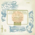 Claude Debussy, Philharmonic-Symphony Orchestra Of New York, Dimitri Mitropoulos / The Philadelphia Orchestra, Eugene Ormandy - La Mer (The Sea) / Iberia (LP, Mono)