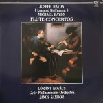 Joseph Haydn / Leopold Hoffmann* / Michael Haydn - Lóránt Kovács*, Györ Philharmonic Orchestra*, János Sándor* - Flute Concertos (LP, Album)