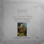 Georg Friedrich Händel - Michel Piguet ∙ Heinrich Haas ∙ Walter Stiftner ∙ Eduard Müller - 6 Triosonaten Für 2 Oboen, Fagott Und Cembalo (LP, Tri)