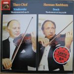 Pyotr Ilyich Tchaikovsky, Theo Olof, Max Bruch, Herman Krebbers, Frysk Orkest, Libor Pešek - Vioolconcert in D,op.35 / Vioolconcert nr 1 in g,op.26 (LP)