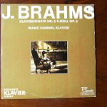 Johannes Brahms, Franz Hummel - Johannes Brahms - Klaviersonate Nr. 3 F-Moll Op. 5 (LP, Album)