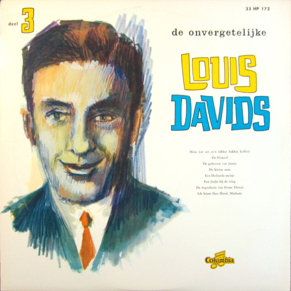 Louis Davids - De Onvergetelijke Louis Davids Deel 3 (10", Comp, Mono)