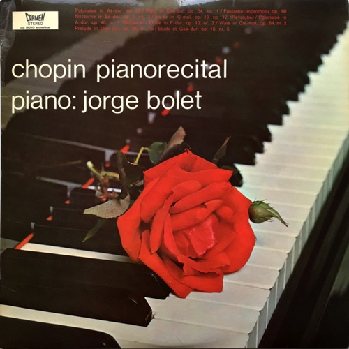 Jorge Bolet - Chopin Pianorecital (LP)